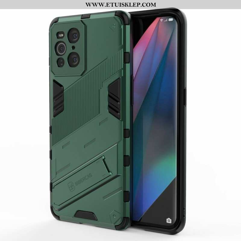 Etui do Oppo Find X3 Pro Zdejmowany Stojak W Dwóch Pozycjach Bez Użycia Rąk